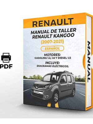 Manual de Taller Renault Kangoo (2007-2021) Español Diagramas Eléctricos