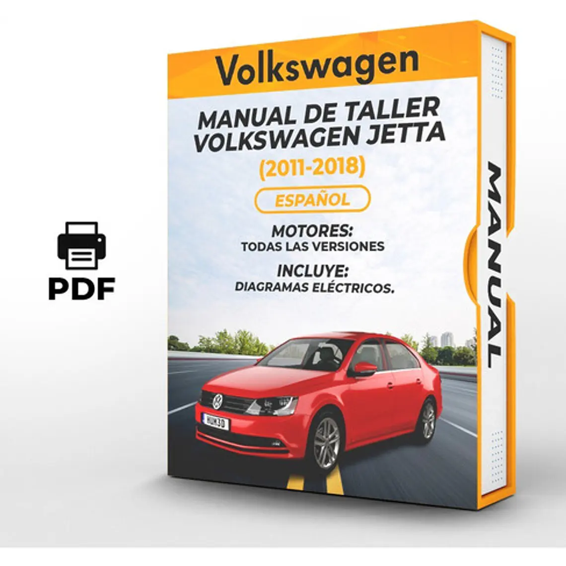 Manual de Taller y diagramas Volkswagen Jetta (2011-2018) Inglés  1