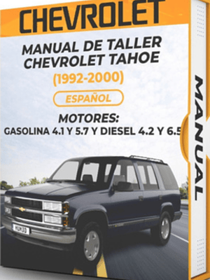 Manual de Taller Chevrolet Tahoe (1992-2000) Español Diagramas Eléctricos