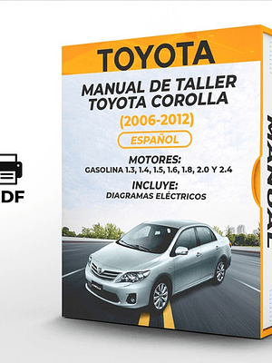 Manual de Taller Toyota Corolla (2006-2012) Español Diagramas Eléctricos