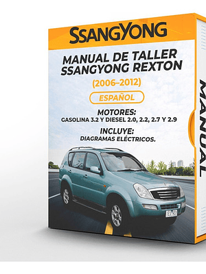 Manual de Taller Ssangyong Rexton (2006-2012) Español Diagramas Eléctricos