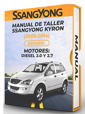 Manual de Taller Ssangyong Kyron (2005-2014) Español Diagramas Eléctricos
