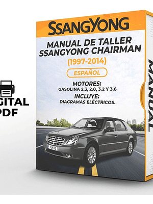 Manual de Taller Ssangyong Chairman (1997-2014) Español Diagramas Eléctricos