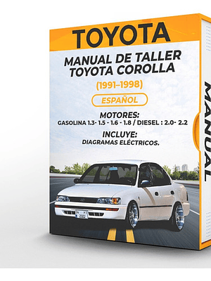Manual de Taller Toyota Corolla (1991-1998) Español Diagramas Eléctricos