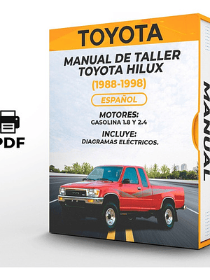 Manual de Taller Toyota Hilux (1988-1998) Español Diagramas Eléctricos