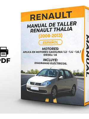 Manual de Taller Renault Thalia (2008-2013) Español Diagramas Eléctricos