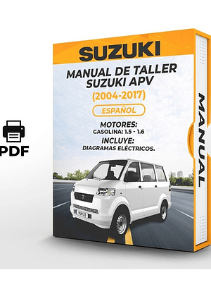 Manual de Taller Suzuki Apv (2004-2017) Español Diagramas Eléctricos