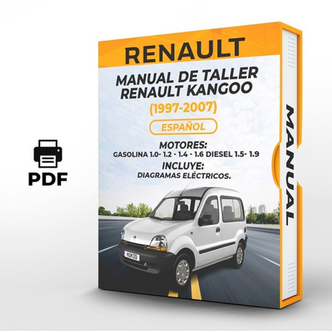 Manual de Taller Renault Kangoo (1997-2007) Español Diagramas Eléctricos 1