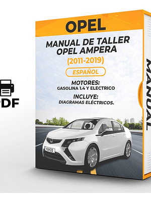 Manual de Taller Opel Ampera (2011-2019) Español Diagramas Eléctricos
