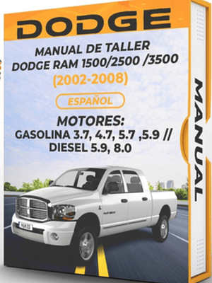 Manual de Taller Dodge Ram 1500 2500 3500 (2002-2008) En Español Diagramas Eléctricos