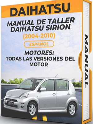 Manual de Taller Daihatsu Sirion (2004-2010) Español Diagramas Eléctricos