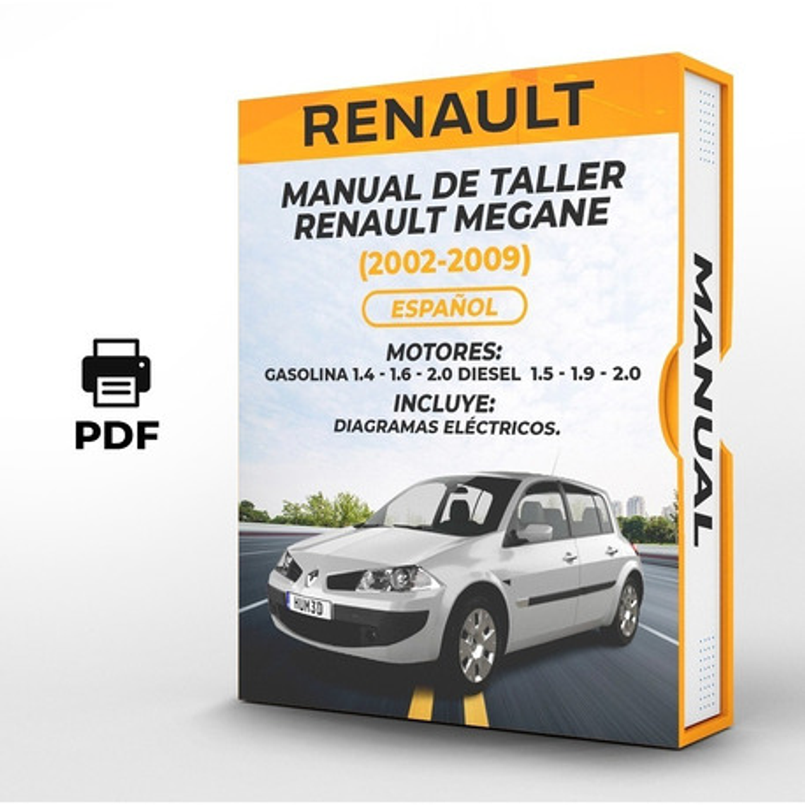 Manual de Taller Renault Megane (2002-2009) Español Diagramas Eléctricos 1