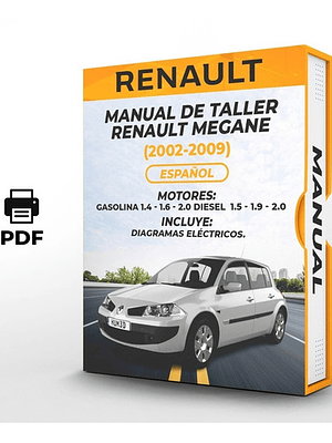 Manual de Taller Renault Megane (2002-2009) Español Diagramas Eléctricos