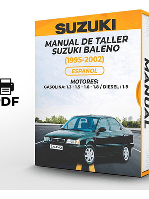 Manual de Taller Suzuki Baleno (1995-2002) Español Diagramas Eléctricos