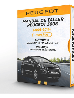 Manual de Taller Peugeot 3008 (2008-2016) Español Diagramas Eléctricos