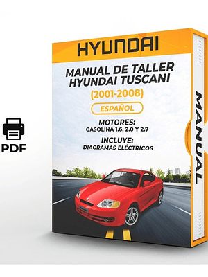 Manual de Taller Hyundai Tuscani (2001-2008) Español Diagramas Eléctricos
