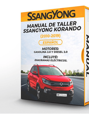 Manual de Taller Ssangyong Korando (2010-2019) Español Diagramas Eléctricos