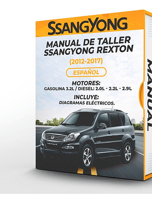Manual de Taller Ssangyong Rexton (2012-2017) Español Diagramas Eléctricos