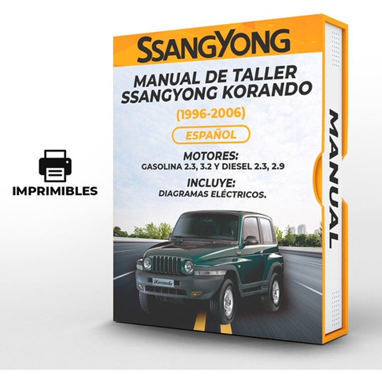 Manual de Taller Ssangyong Korando (1996-2006) Español Diagramas Eléctricos 1