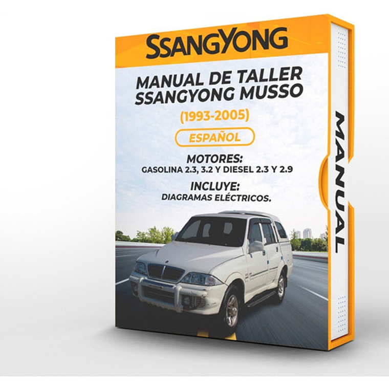 Manual de Taller Ssangyong Musso (1993-2005) Español Diagramas Eléctricos 1
