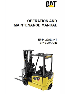Manual de servicio, operación y mantenimiento Caterpillar EP20ANT Diagramas Eléctricos