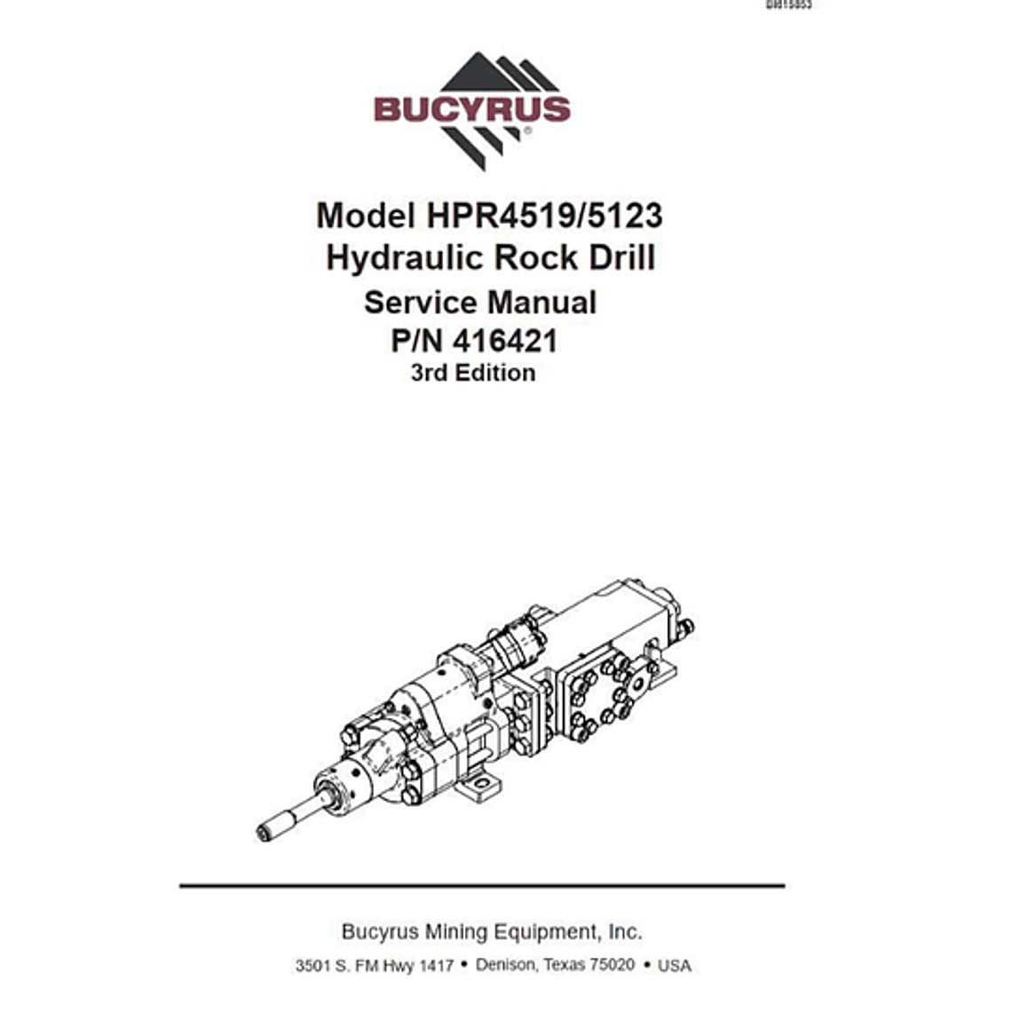 Manual de servicio CAT MD6640 HPR4519 5123 BI615853 1