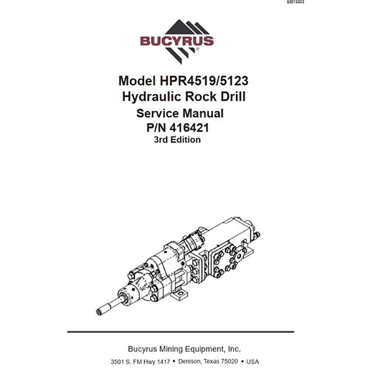 Manual de servicio CAT MD6640 HPR4519 5123 BI615853 1