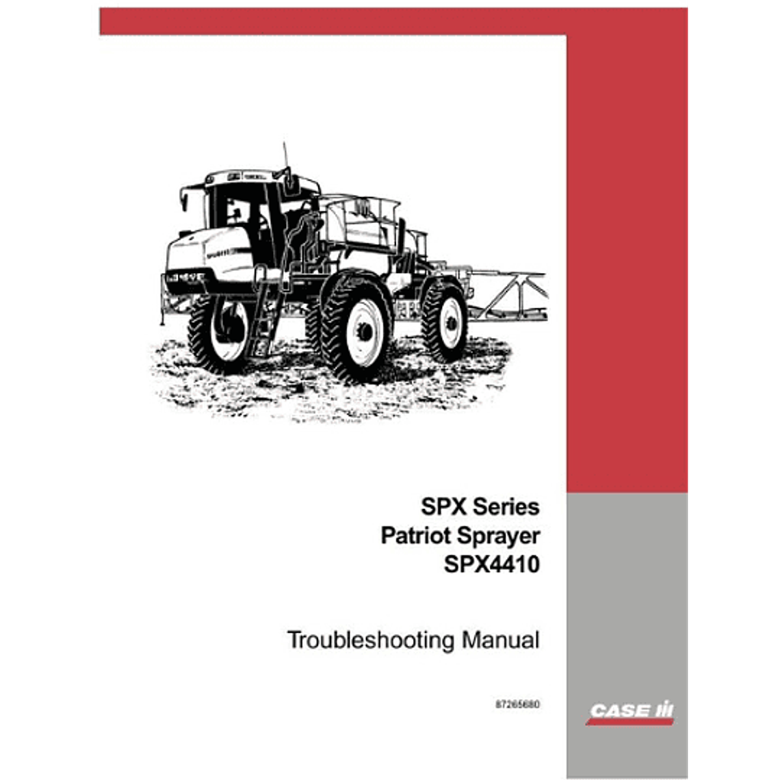 Manual de solución de problemas Patriot SPX4410 de Case IH Tractor 1