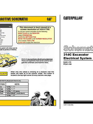 Sistema eléctrico CAT 314C 204-1879