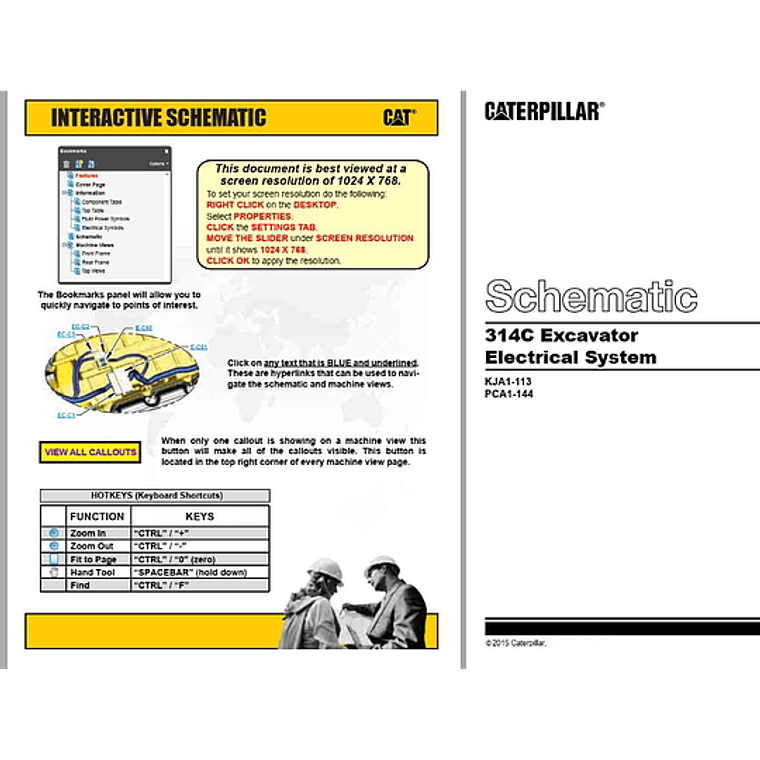 Sistema eléctrico CAT 314C 204-1879 1
