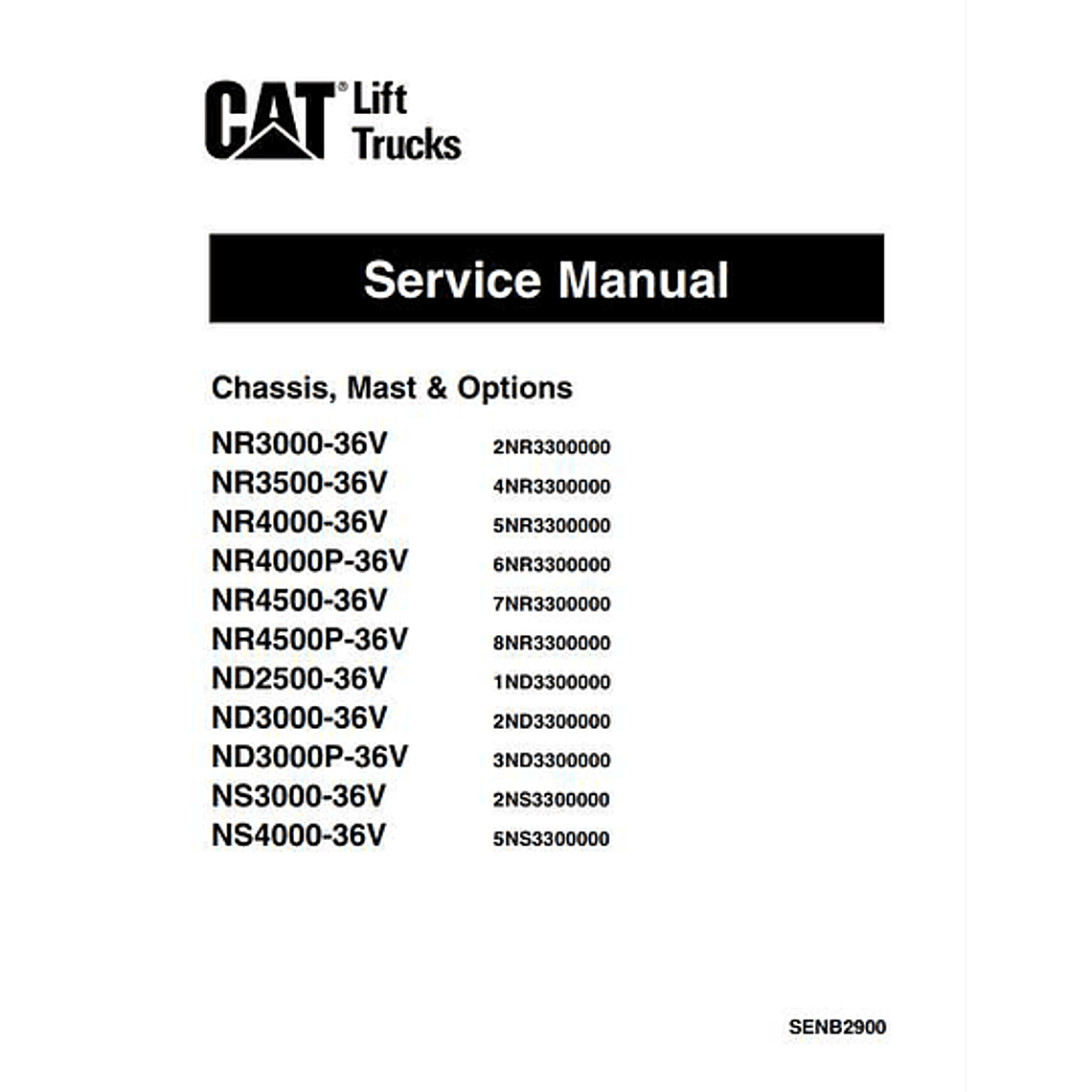 Manual de servicio CATERPILLAR NR_SENB2900 1