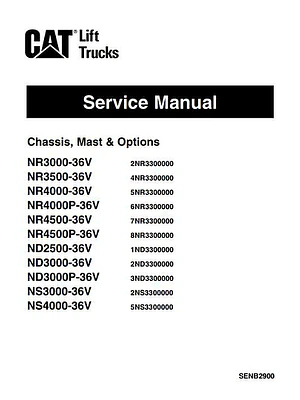 Manual de servicio CATERPILLAR NR_SENB2900