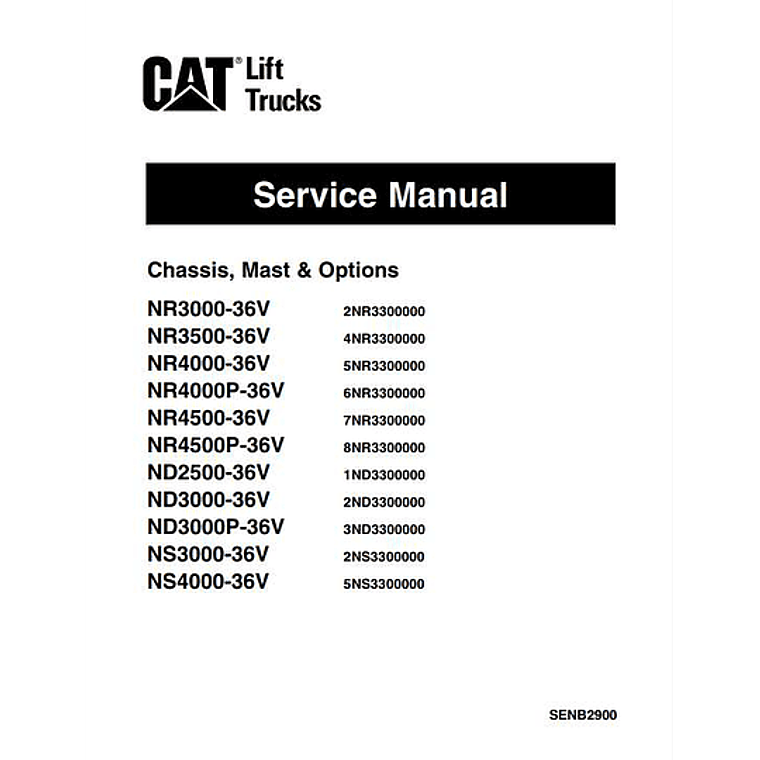 Manual de servicio CATERPILLAR NR_SENB2900 1