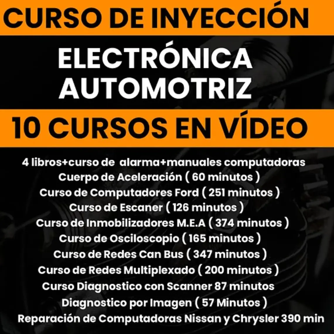 Curso de Inyección Electrónica Automotriz - 10 Vídeos  1