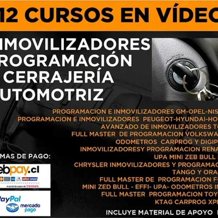 Curso  en Vídeo - Inmovilizadores, Programación y Cerrajería Automotriz 1