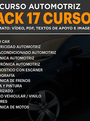 Curso Automotriz - Pack 17 Cursos Free