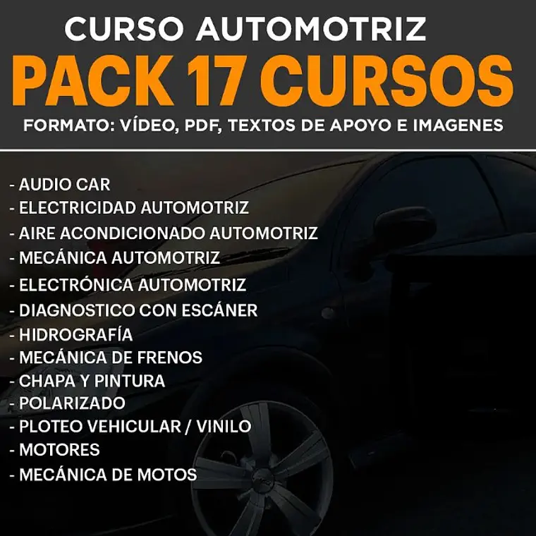 Curso Automotriz - Pack 17 Cursos Free 1