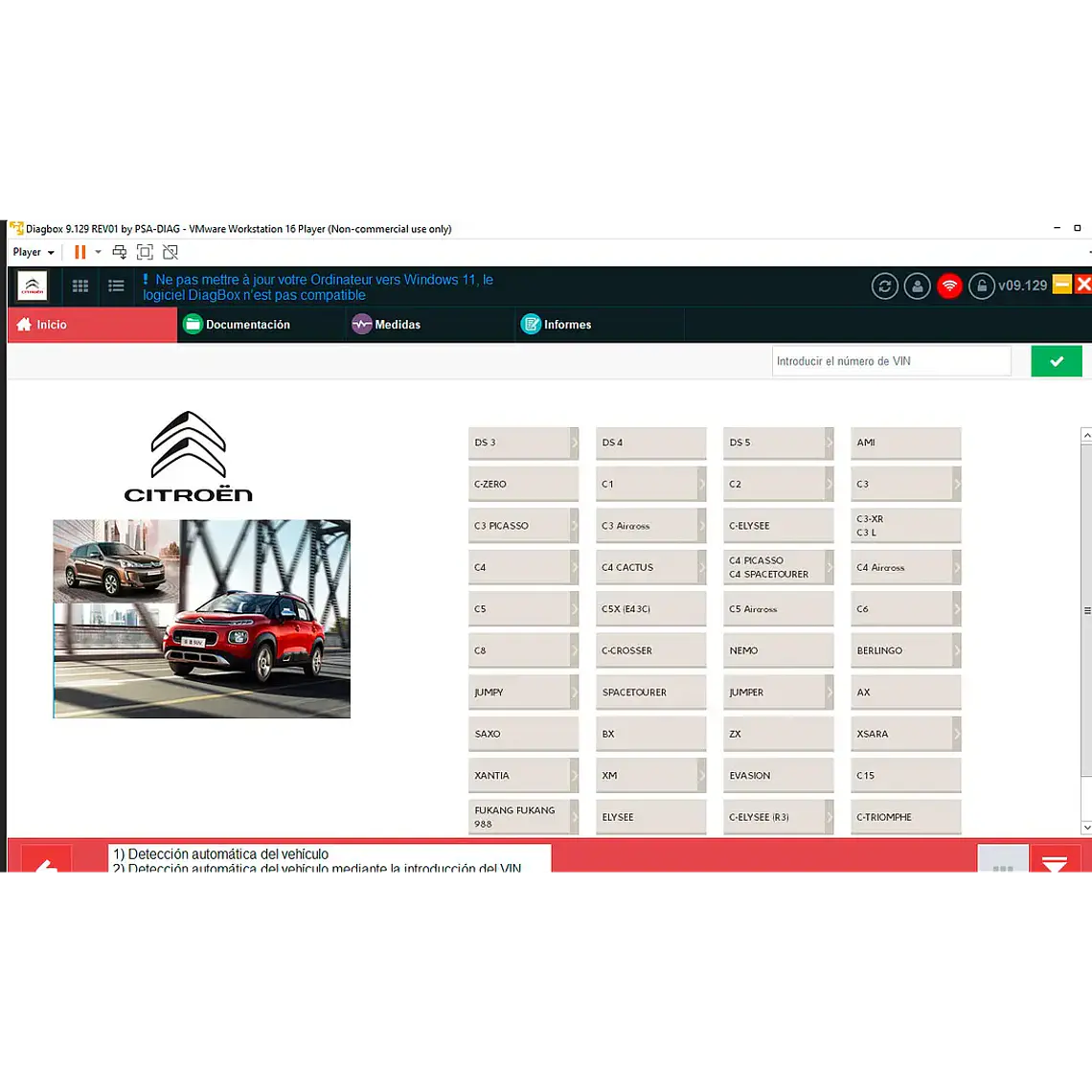 PSA Diagbox 9.129 [2022] VMware Descarga  2