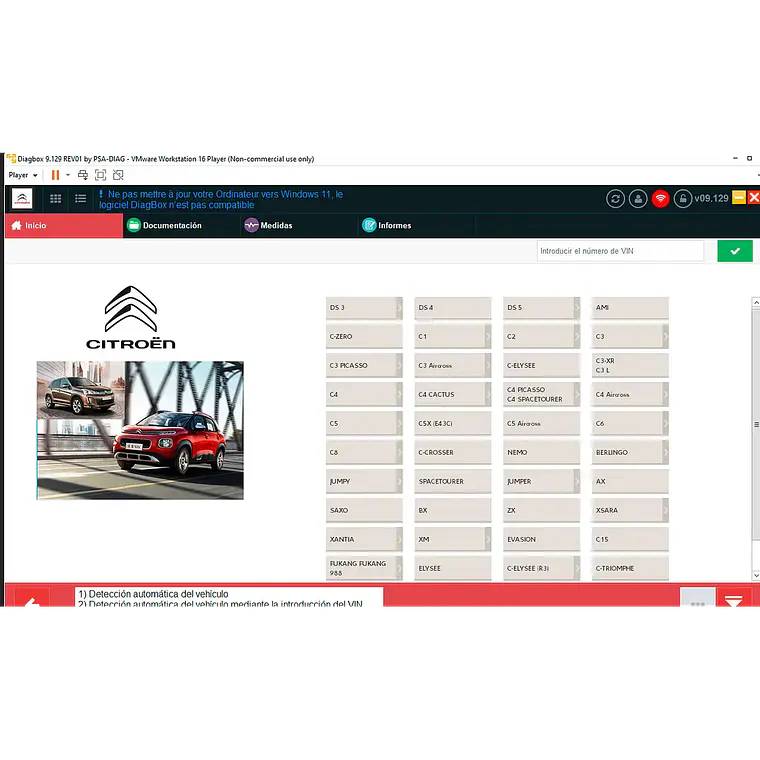 PSA Diagbox 9.129 [2022] VMware Descarga  2