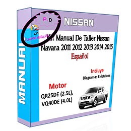 Manual De Taller Nissan Navara 2011 2012 2013 2014 2015