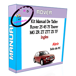 Manual De Taller Rover 25 45 75 Tourer Mg Zr Zt Ztt Zs Tf