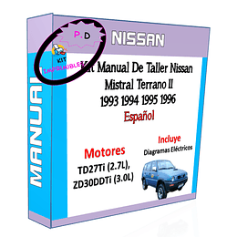 Manual Taller Nissan Mistral Terrano II 1993 1994 1995 1996