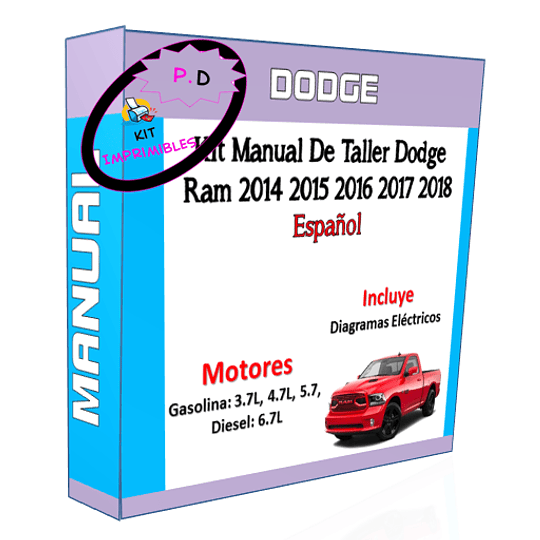 Manual De Taller Dodge Ram 2014 2015 2016 2017 2018 Español