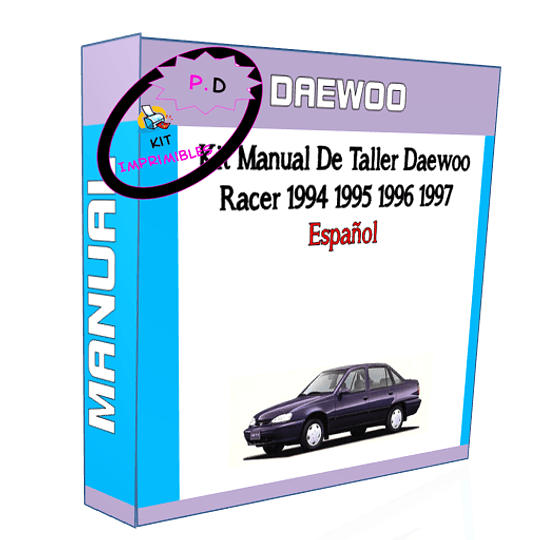 Manual De Taller Daewoo Racer 1994 1995 1996 1997 Español