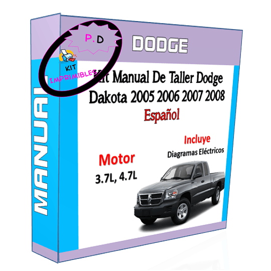 Manual De Taller Dodge Dakota 2005 2006 2007 2008 Español