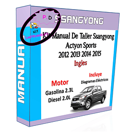 Manual Taller Ssangyong Actyon Sports 2012 2013 2014 2015