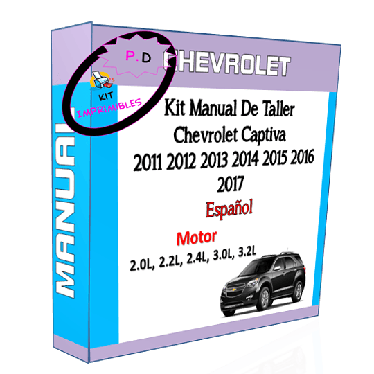 Manual Taller Chevrolet Captiva 2011 2012 2013 2014 2015-17