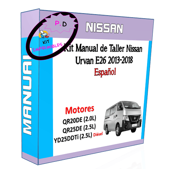 Manual De Taller Nissan Urvan E26 2013-2018 Español