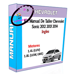 Manual De Taller Chevrolet Sonic 2012 2013 2014