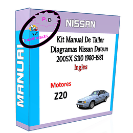 Manual Taller Diagramas Nissan Datsun 200sx S110 1980-1981